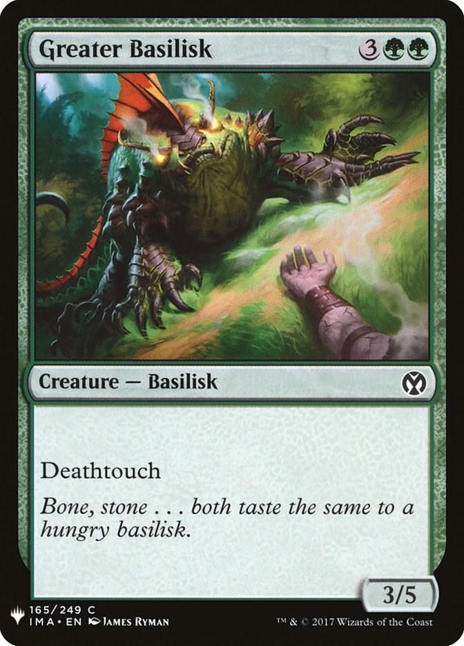 Greater Basilisk (Magic The List Reprints)