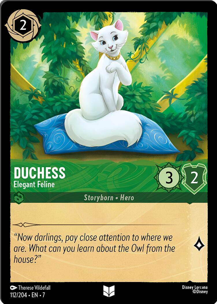Duchess - Elegant Feline #112 Lorcana Archazia's Island