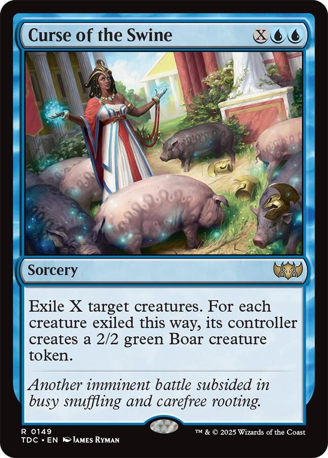 Curse of the Swine #149 Magic Tarkir: Dragonstorm Commander