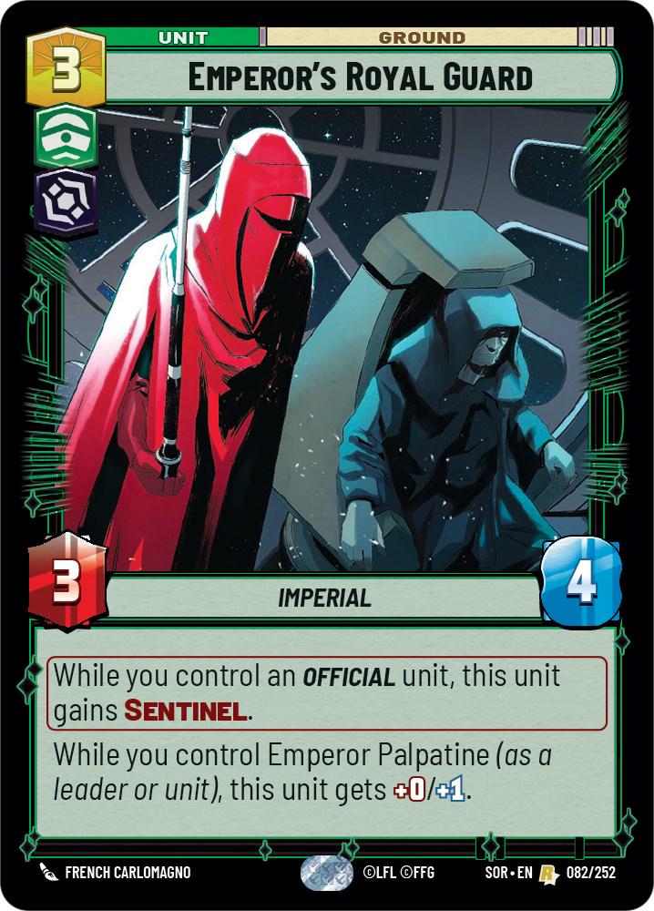 Emperor's Royal Guard #82 Star Wars Unlimited: Spark of Rebellion