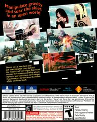 Back Cover | Gravity Rush 2 Playstation 4