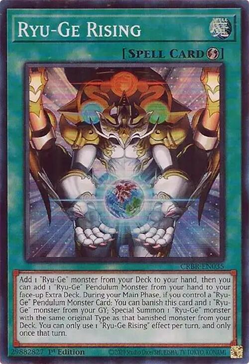 Ryu-Ge Rising CRBR-EN035 YuGiOh Crossover Breakers