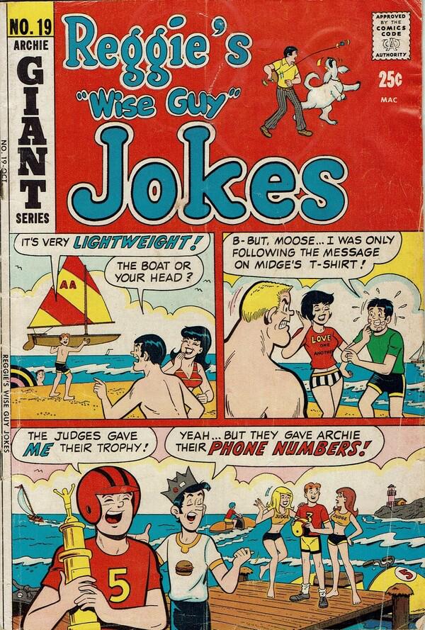 Reggie's Wise Guy Jokes #19 (1971) Comic Books Reggie's Wise Guy Jokes