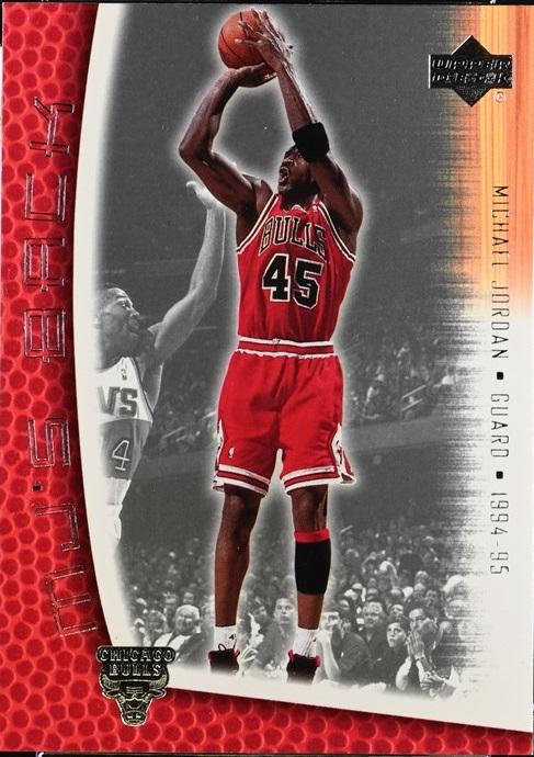 Michael Jordan #MJ-45 Basketball Cards 2001 Upper Deck MJ's Back