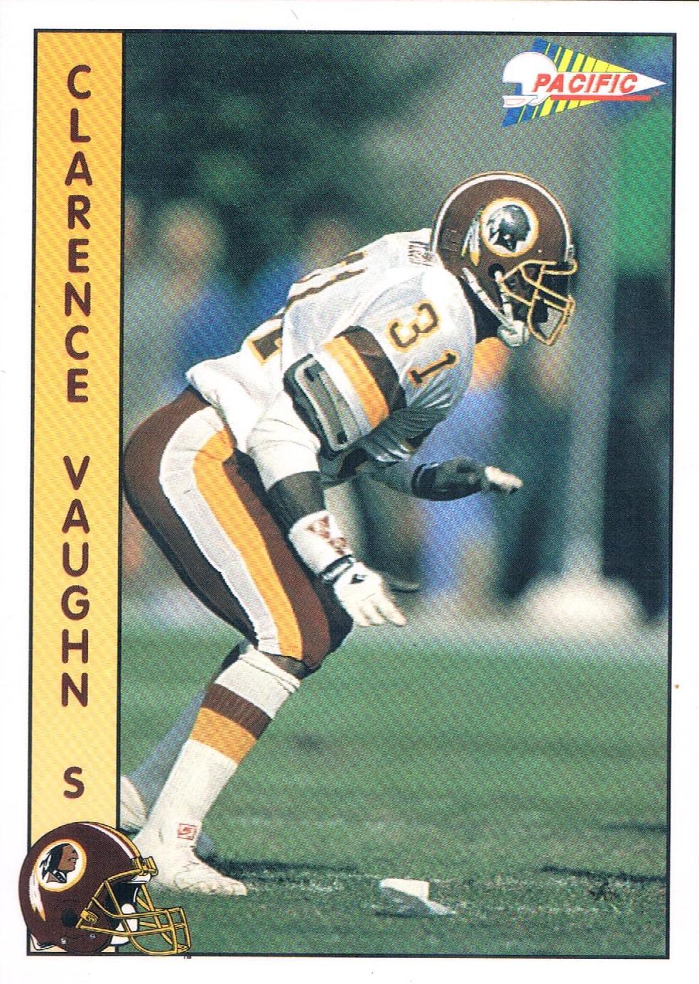 Clarence Vaughn #643 1992 Pacific Football