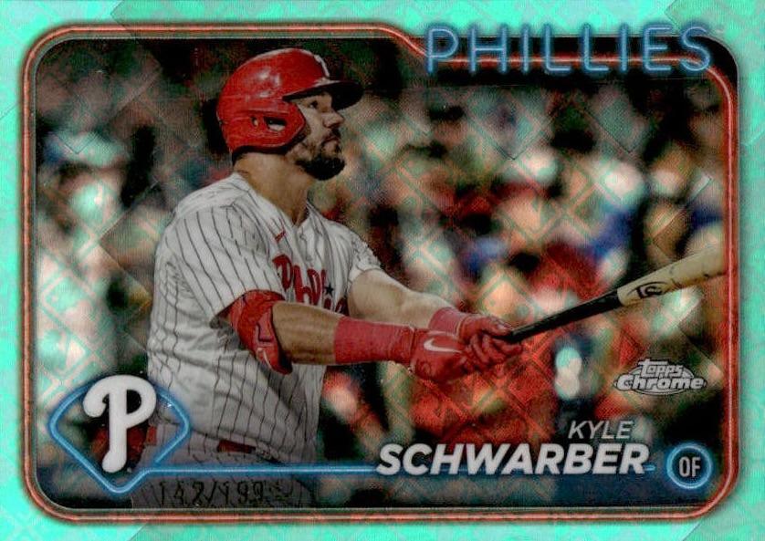 Kyle Schwarber [Logofractor Aqua] #71