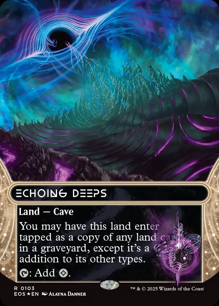 Echoing Deeps [Galaxy Foil Borderless] #103