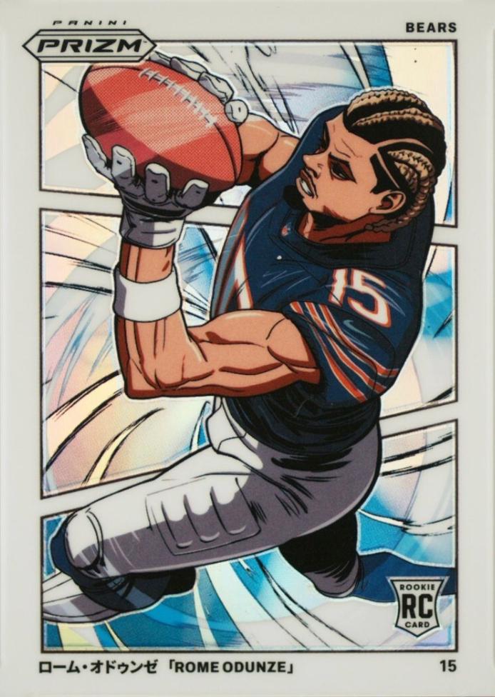 2024 Panini Prizm Manga Rome Odunze #M-ROD card
