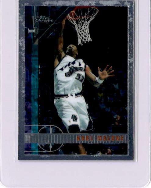 Karl Malone #166 1997-98 Topps Chrome Basketball