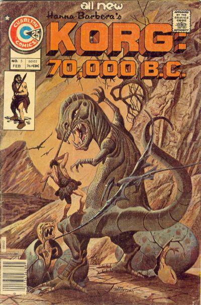 Korg: 70,000 B.C. #5 (1975) Comic Books Korg: 70,000 B.C