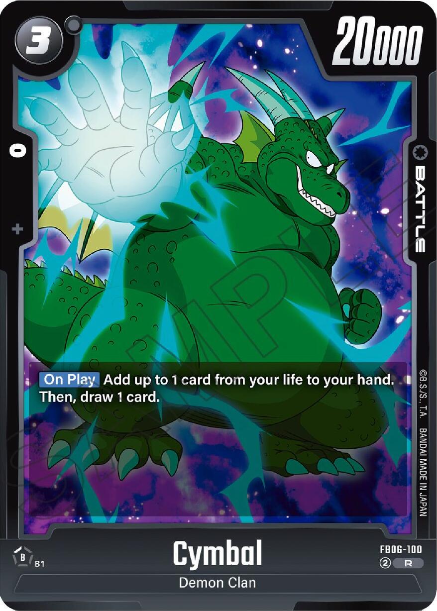 Cymbal FB06-100 Dragon Ball Super Rivals Clash