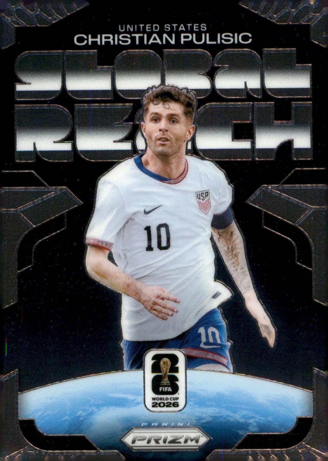 Christian Pulisic #25 Prices | 2026 Panini Prizm FIFA Global Reach