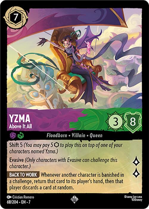 Yzma - Above It All #68 Lorcana Archazia's Island