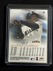 Aft Of Card | Barry Bonds Baseball Cards 2000 Skybox