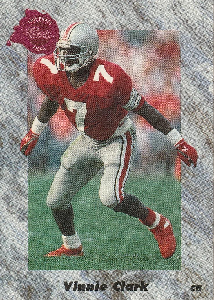 Vinnie Clark #117 1991 Classic Draft Football