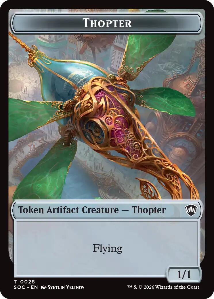 Thopter // Fractal Double-Sided Token