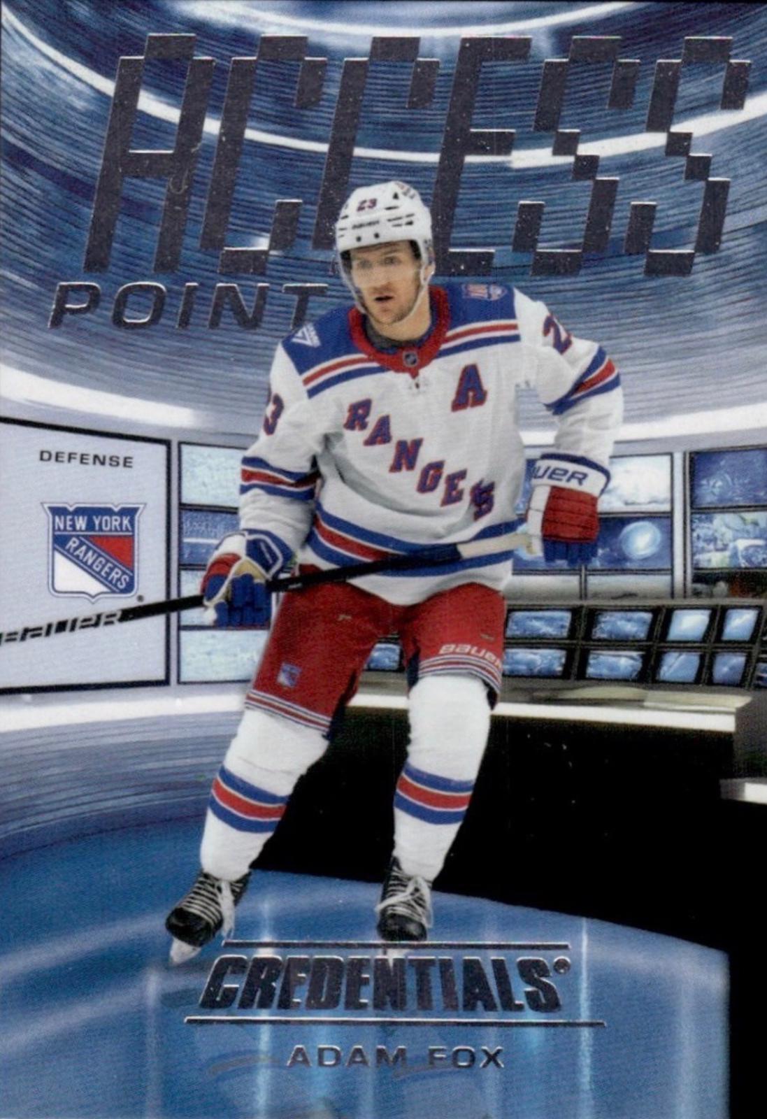 Adam Fox #AP-4 2025-26 Upper Deck Credentials Hockey Access Point