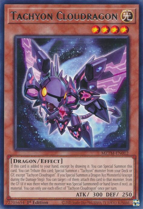 Tachyon Cloudragon MZTM-EN012 YuGiOh Maze of the Master
