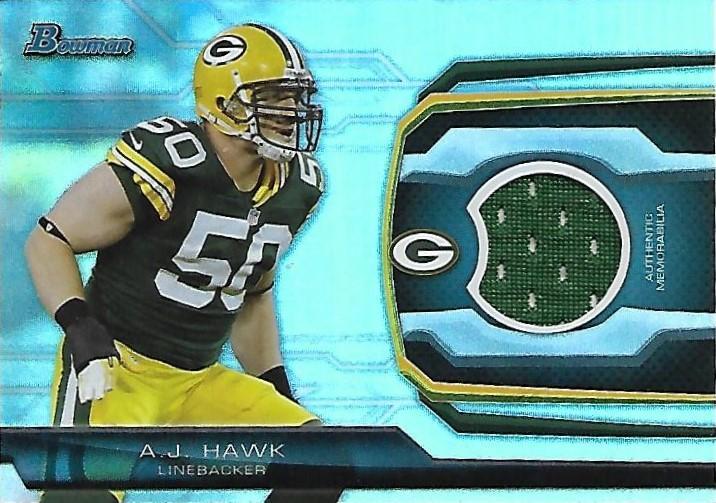A.J. Hawk #BR-AJH Football Cards 2013 Bowman Relic