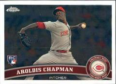 Aroldis Chapman #68 Baseball Cards 2011 Topps Chrome Prices