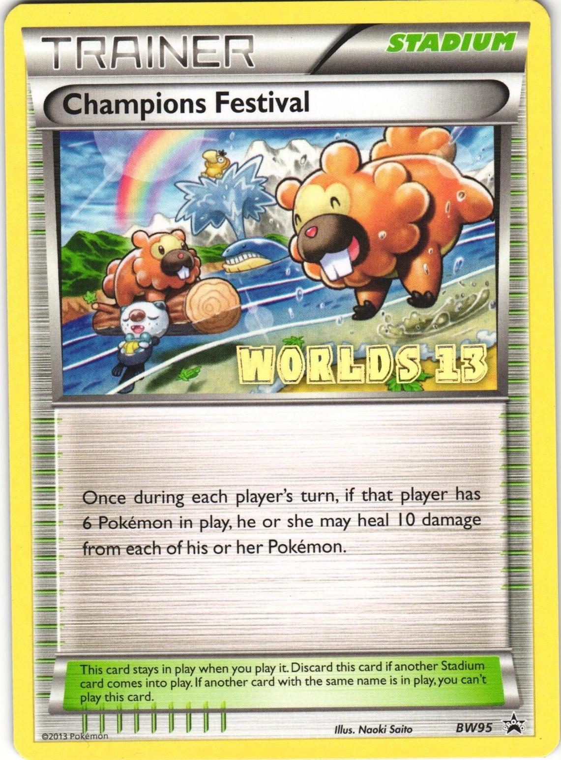 Champions Festival #BW95 Pokemon Promo
