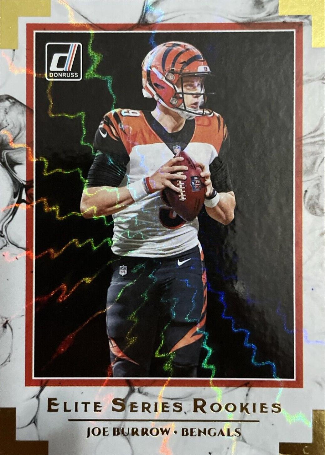 Joe Burrow #ESR-JB Football Cards 2020 Panini Donruss Elite Series