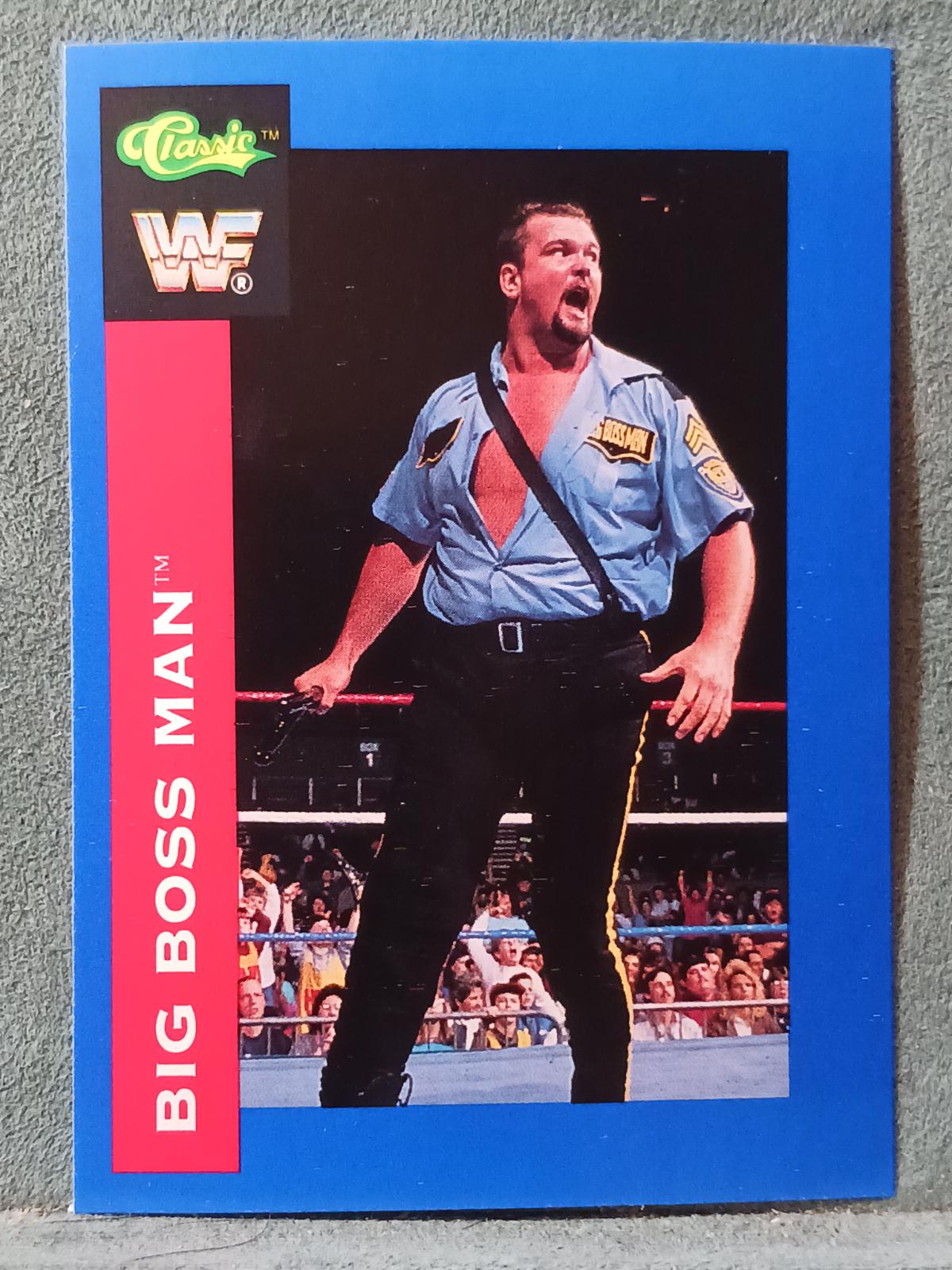 Big Boss Man #25 Wrestling Cards 1991 Classic WWF
