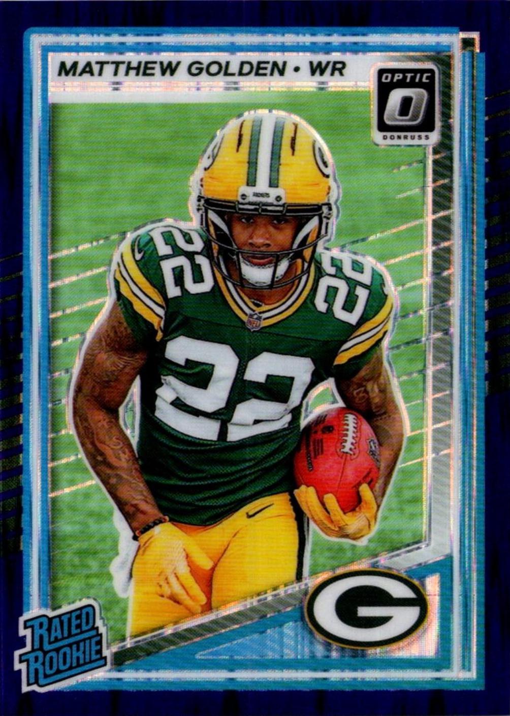 Matthew Golden [Purple Shock] #205 Prices [Rookie] | 2025 Panini