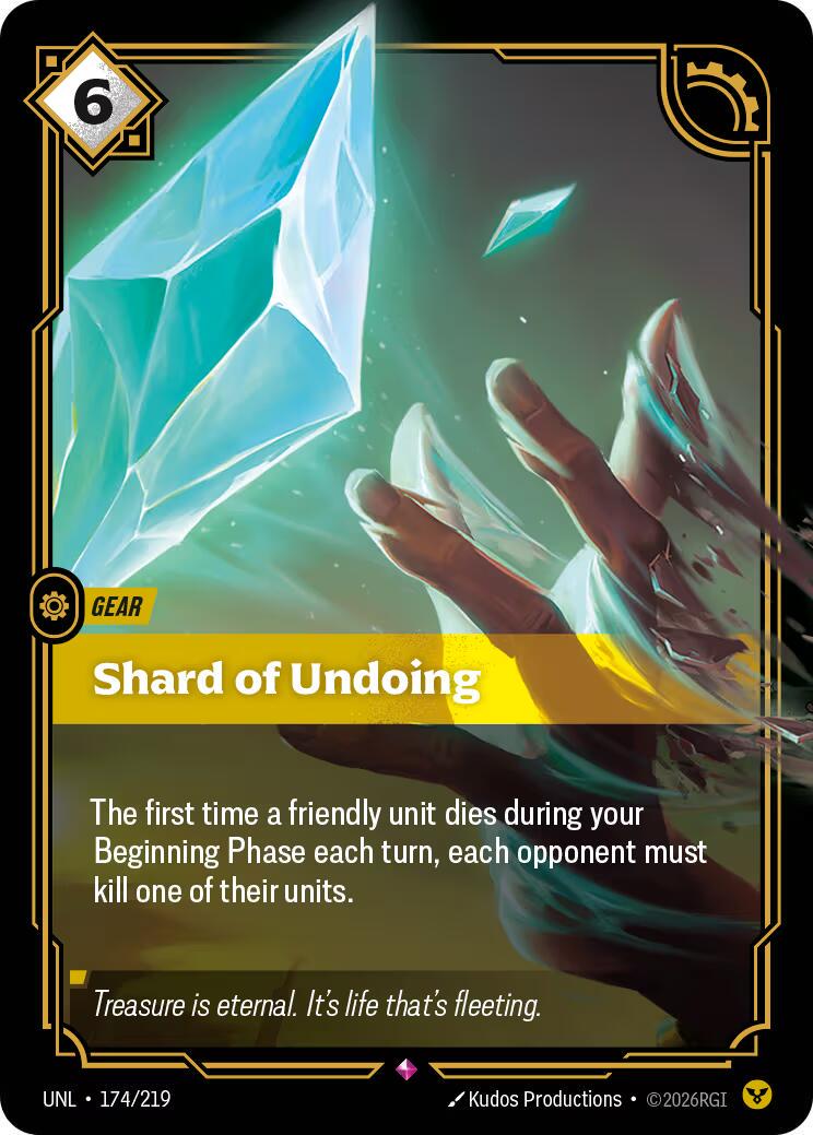 Shard of Undoing [Foil] #174 Prices | Riftbound Unleashed