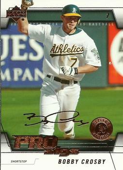 Bobby Crosby #65 2005 Upper Deck Pro Sigs Baseball