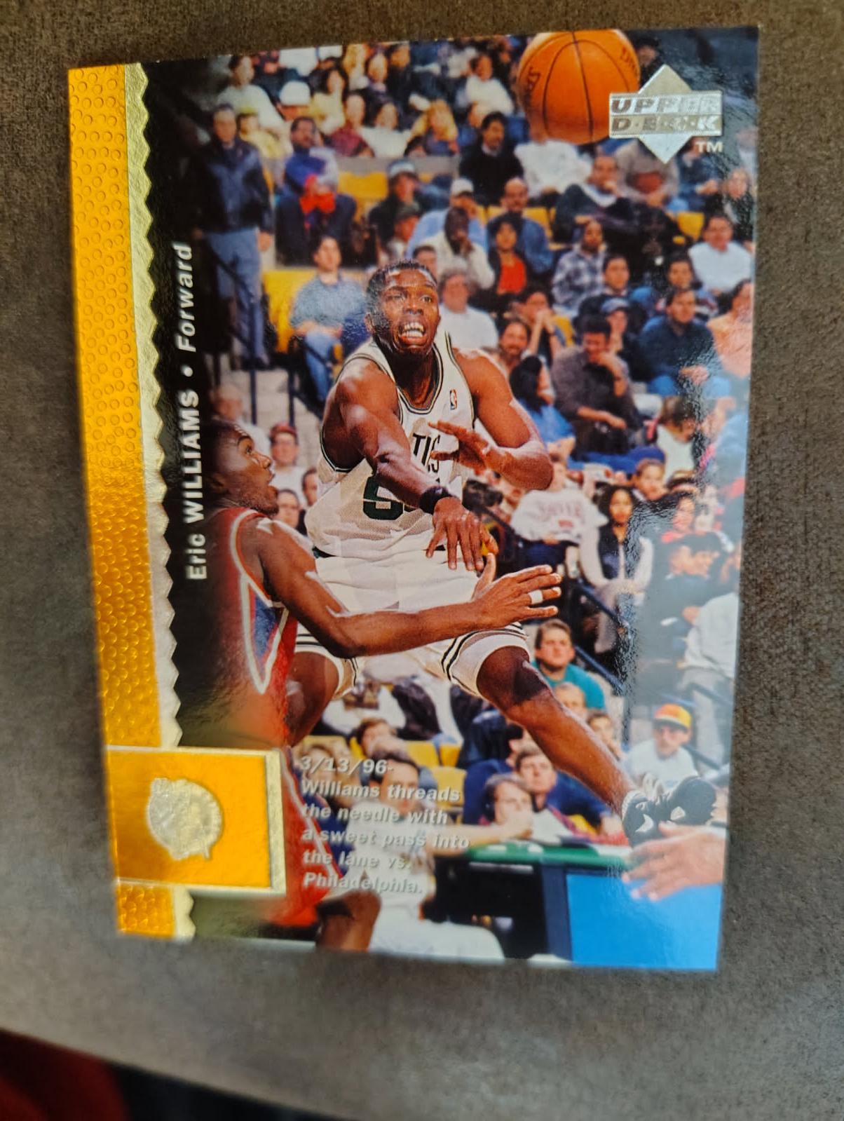 Eric Williams #G10 Basketball Cards 1996 Ultra Gold Medallion