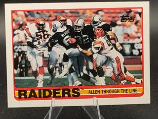 Raiders Team Allen Through the Line