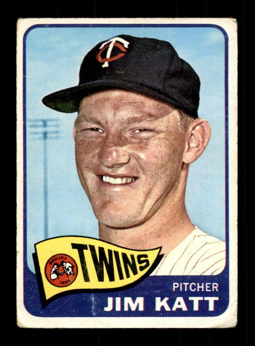 Jim Kaat #62 Baseball Cards 1965 O Pee Chee