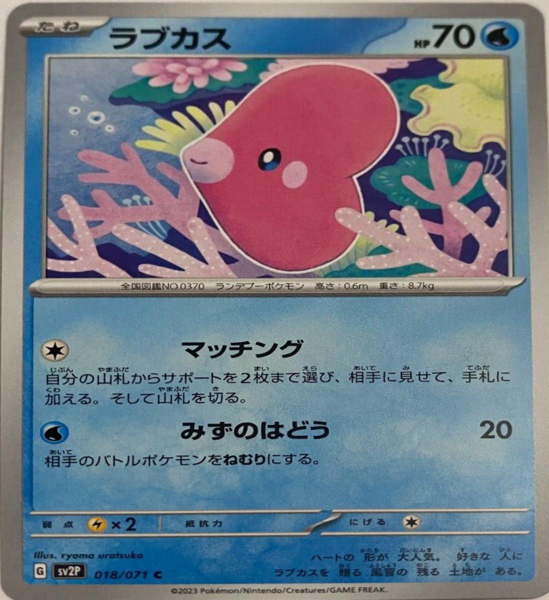 Luvdisc #18 Pokemon Japanese Snow Hazard