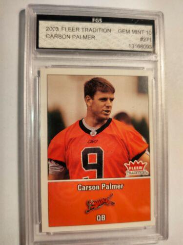 Carson Palmer #271 Football Cards 2003 Fleer Tradition