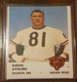 Doug Atkins #9 Football Cards 1961 Fleer