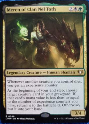 Meren of Clan Nel Toth #346 Magic Commander Masters