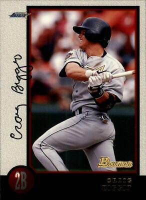 Craig Biggio #37 Baseball Cards 1998 Bowman