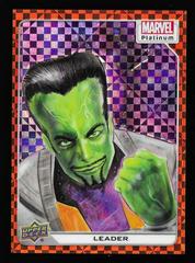 Leader [Orange Checkers] #30 Marvel 2023 Upper Deck Platinum Prices