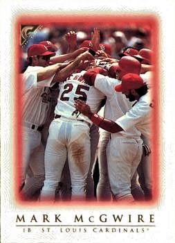 Mark McGwire #1 Baseball Cards 1999 Topps Gallery