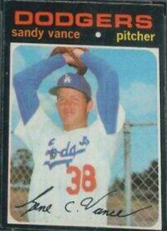 Sandy Vance #34 Baseball Cards 1971 O Pee Chee