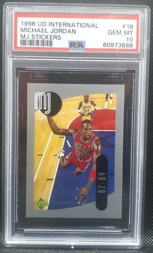 Michael Jordan #18 Basketball Cards 1998 Upper Deck International MJ Stickers
