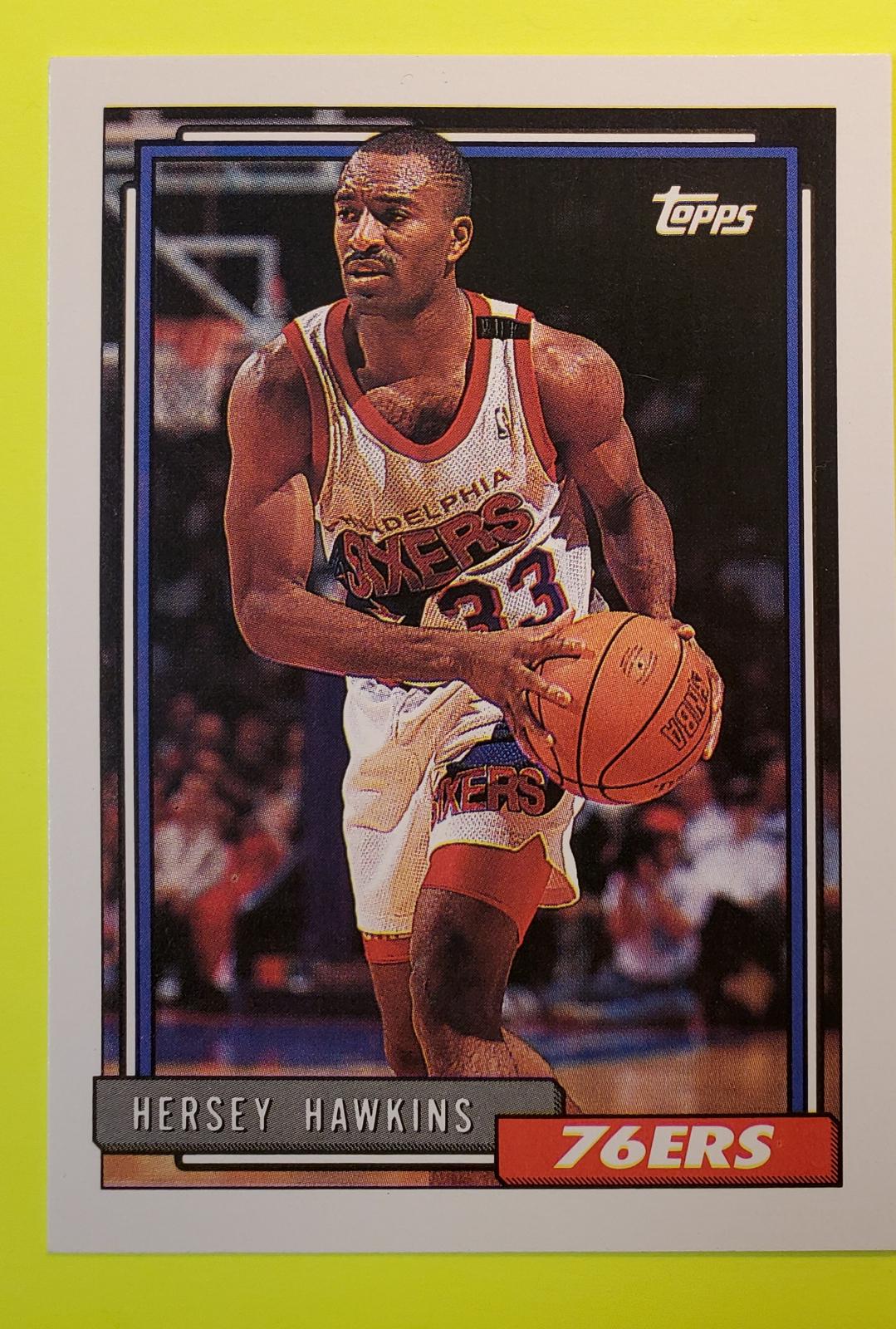 Hersey Hawkins #260 Basketball Cards 1993 Topps