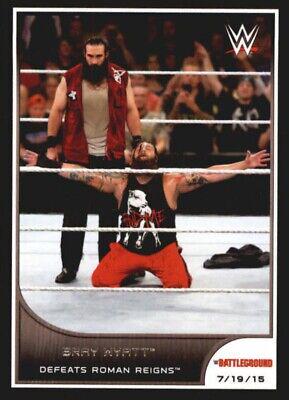 Bray Wyatt #62 Wrestling Cards 2016 Topps WWE Road to Wrestlemania