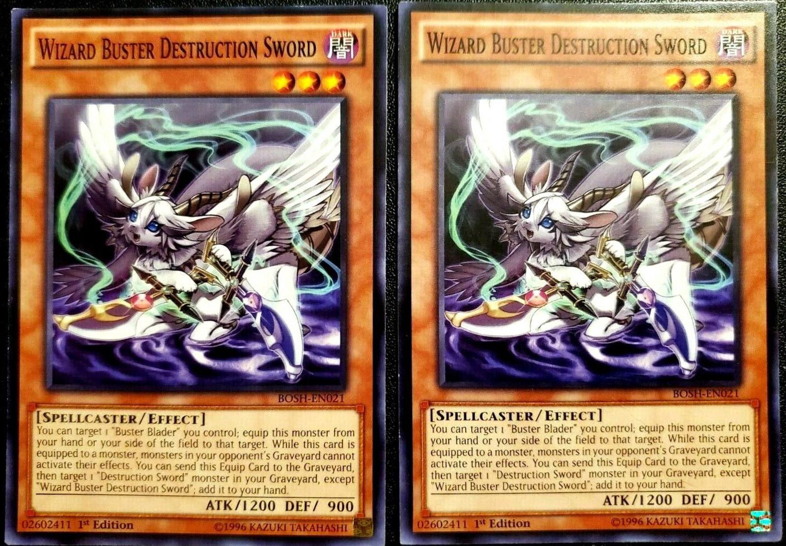 Wizard Buster Destruction Sword BOSH-EN021 YuGiOh Breakers of Shadow