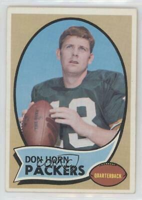 Don Horn #159 Football Cards 1970 Topps