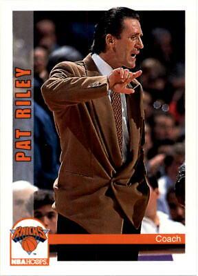 Pat Riley #256 Basketball Cards 1992 Hoops