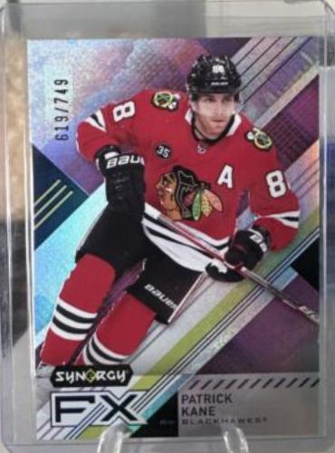 Patrick Kane #FX-PK Hockey Cards 2021 Upper Deck Synergy FX