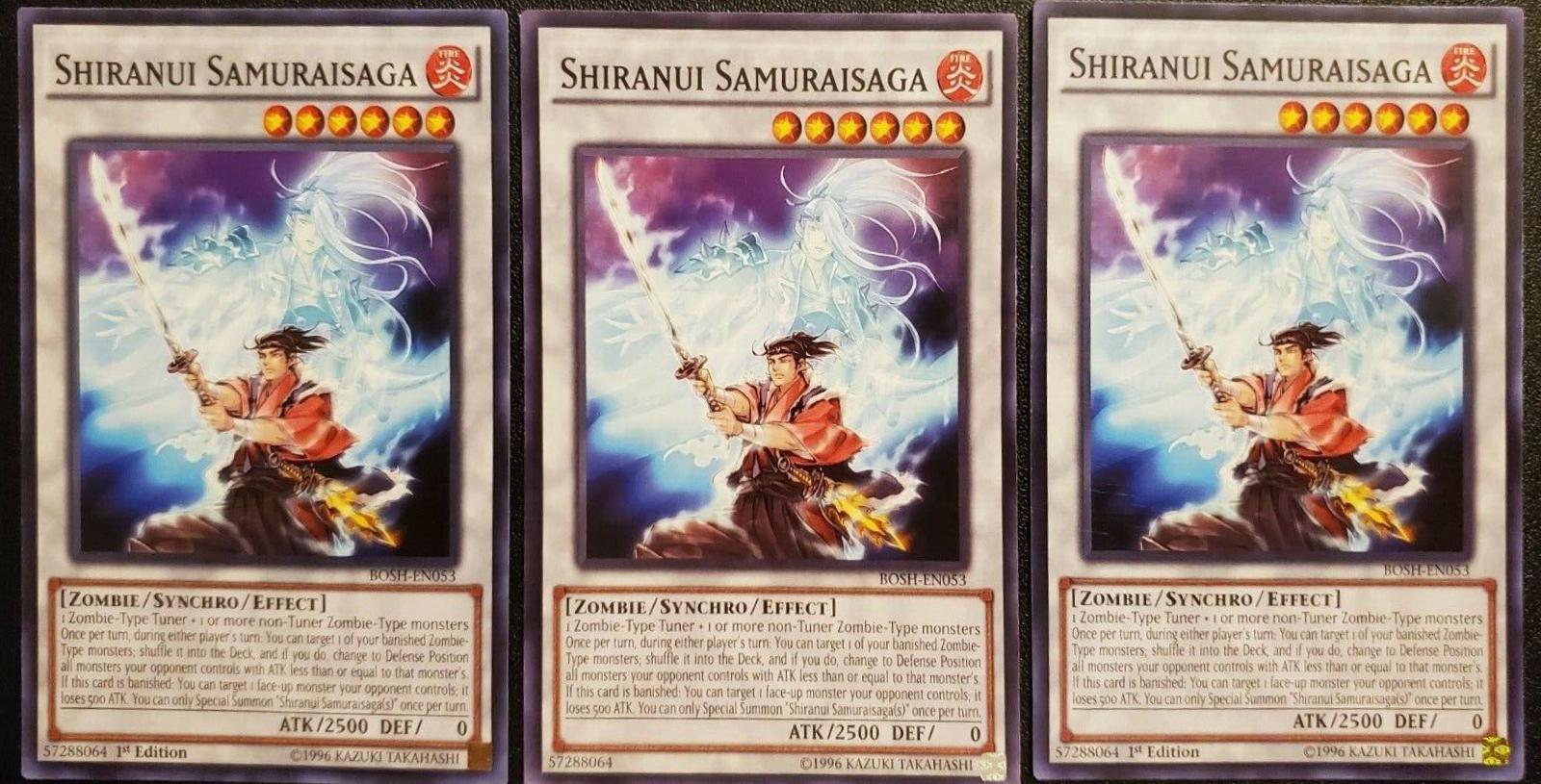 Shiranui Samuraisaga BOSH-EN053 YuGiOh Breakers of Shadow