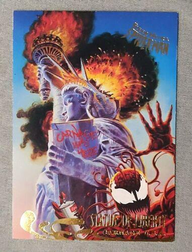 Statue of Liberty #135 Marvel 1995 Ultra Spider-Man